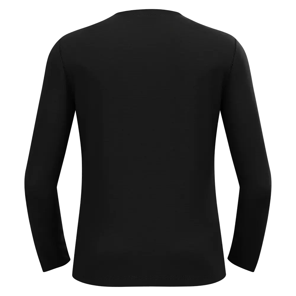 Odlo Blackcomb Crew Merino 160 Thermoshirt Lange Mouwen Zwart Heren