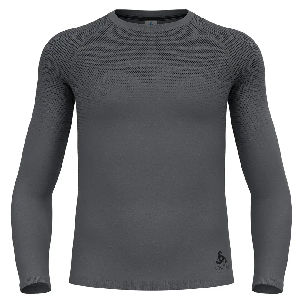 Odlo Performance Light Eco Crew Thermoshirt Lange Mouwen Grijs Dames