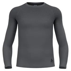 Odlo Performance Light Eco Crew Thermoshirt Lange Mouwen Grijs Dames