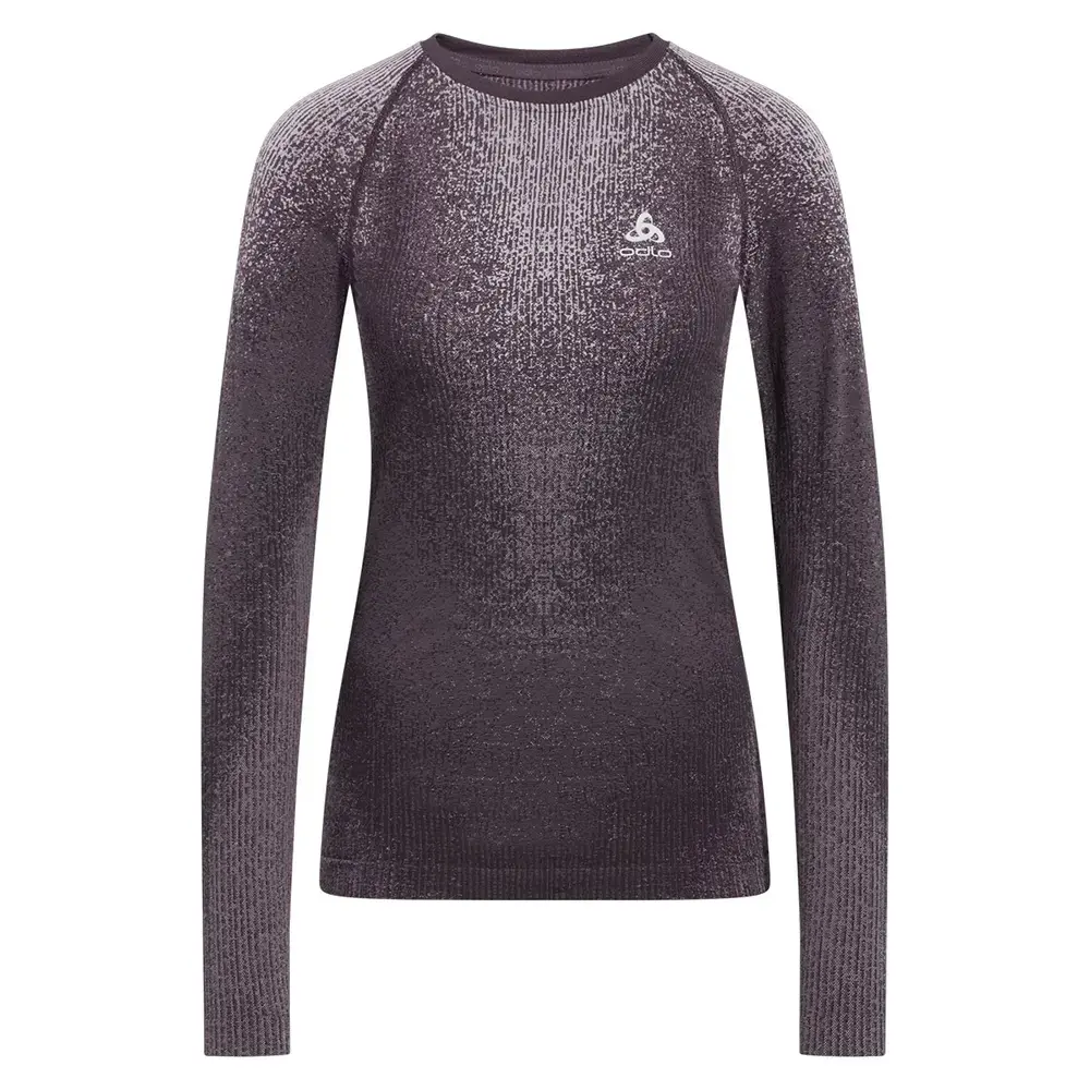 Odlo Blackcomb Eco Crew Thermoshirt Lange Mouwen Paars Dames