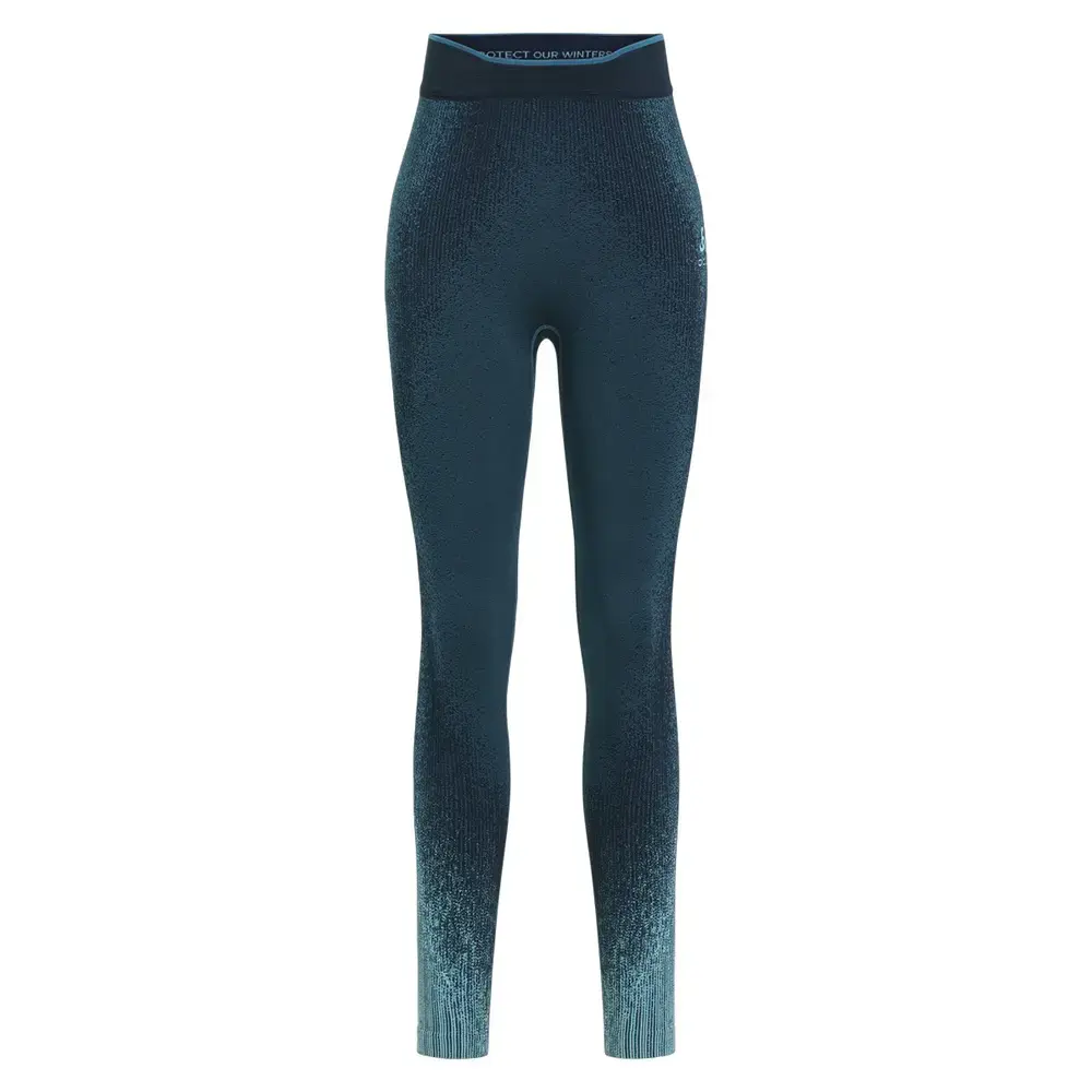 Odlo Blackcomb Eco Thermobroek Lang Blauw Dames