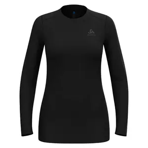 Odlo Blackcomb Merino 160 Crew Thermoshirt Lange Mouwen Zwart Dames