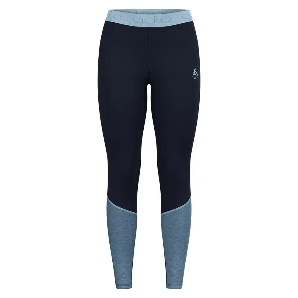 Odlo Revelstoke PW 150 BL Thermobroek Lang Blauw Melange Dames