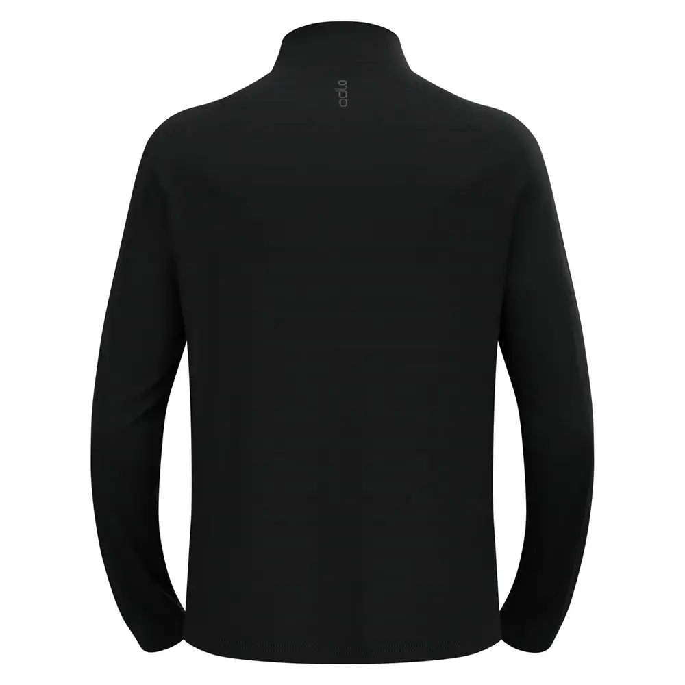 Odlo Essential Ceramiwarm Midlayer Hardloopshirt Lange Mouwen Zwart Heren