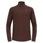 Odlo Essential Thermal Midlayer Zip Hardloopshirt Lange Mouwen Paars Heren