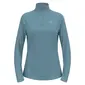 Odlo Ceramiwarm Midlayer Zip Hardloopshirt Lange Mouwen Blauw Dames