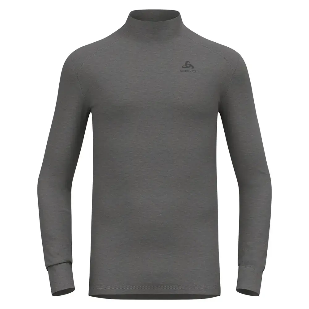 Odlo Active Warm Eco Turtle Neck Thermoshirt Lange Mouwen Grijs Heren