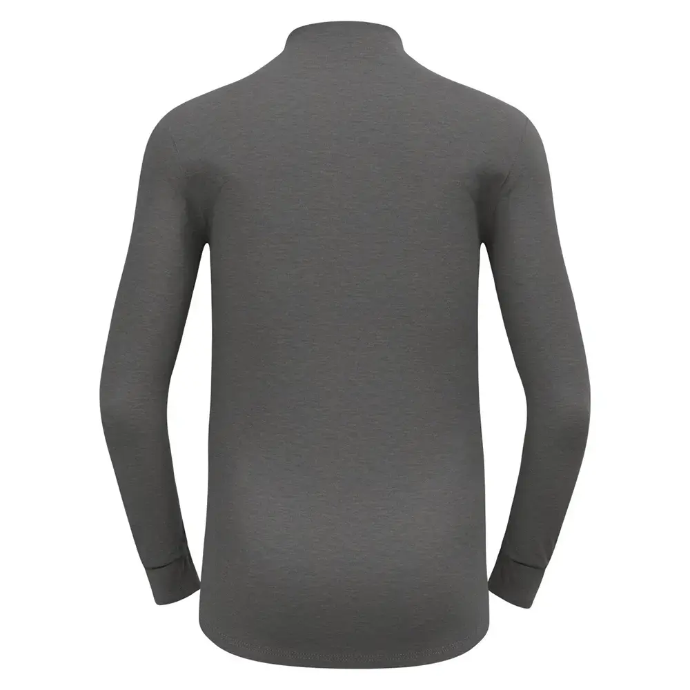 Odlo Active Warm Eco Turtle Neck Thermoshirt Lange Mouwen Grijs Heren