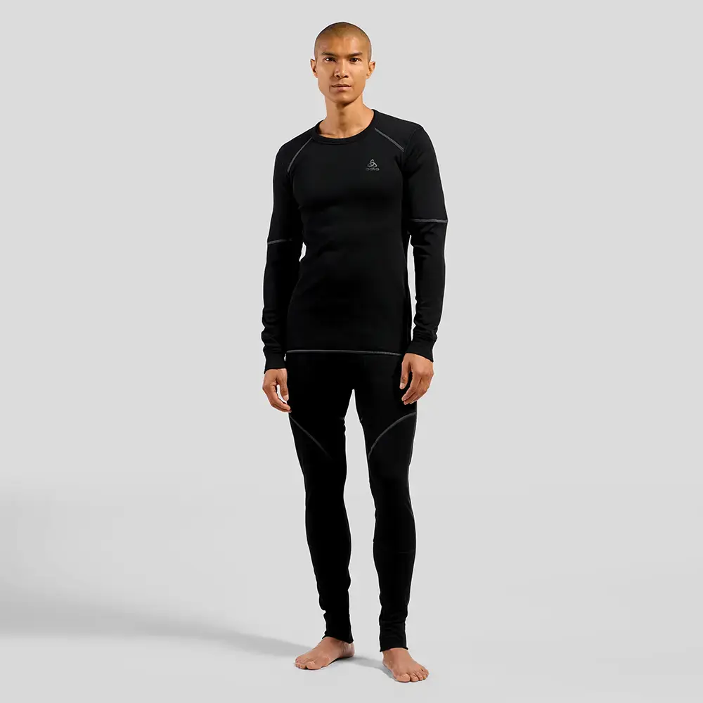 Odlo Active X-Warm BL Crew Thermoshirt Lange Mouwen Zwart Heren