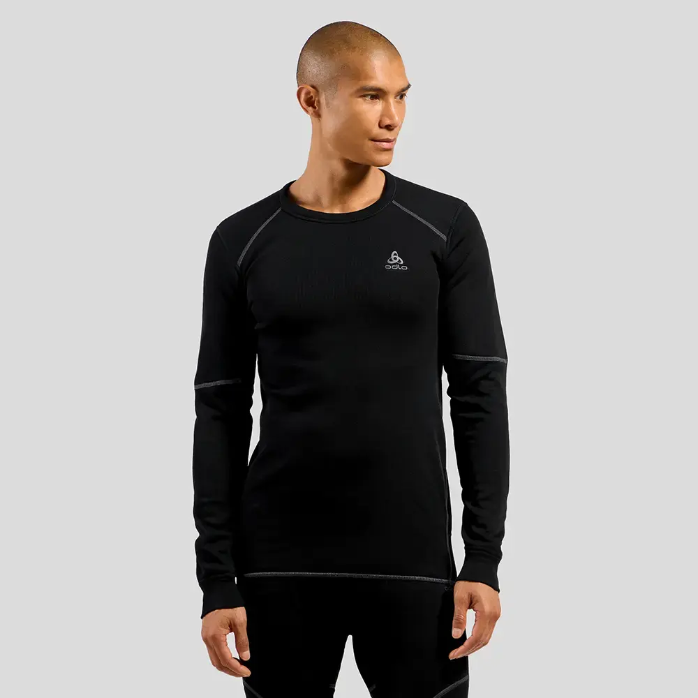 Odlo Active X-Warm BL Crew Thermoshirt Lange Mouwen Zwart Heren