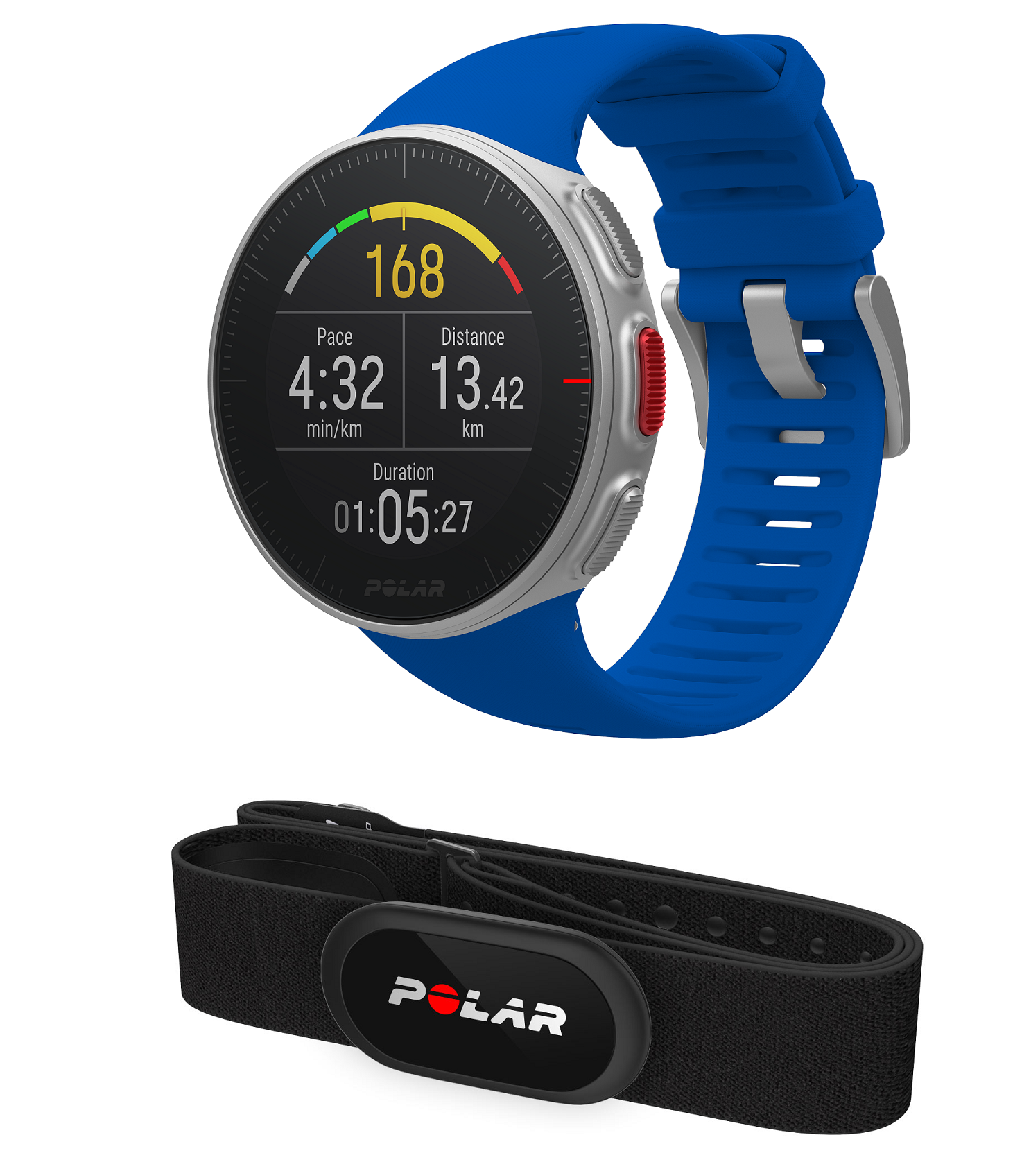 Polar Vantage V HR Sporthorloge Blauw 