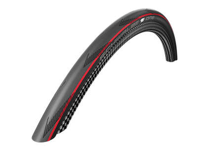 Schwalbe One Evolution OneStar Race Vouwband 700 x 25C Zwart/Rood