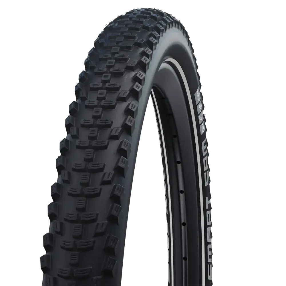 Schwalbe Smart Sam Plus Perf GreenGuard MTB Draadband Zwart/Skinwall Reflectie