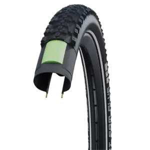 Schwalbe Smart Sam Plus Perf GreenGuard MTB Draadband Zwart/Skinwall Reflectie