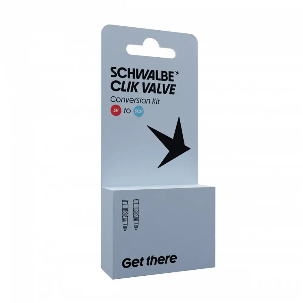 Schwalbe Clik Ventiel SCV Ombouwkit Presta naar Clik Valve