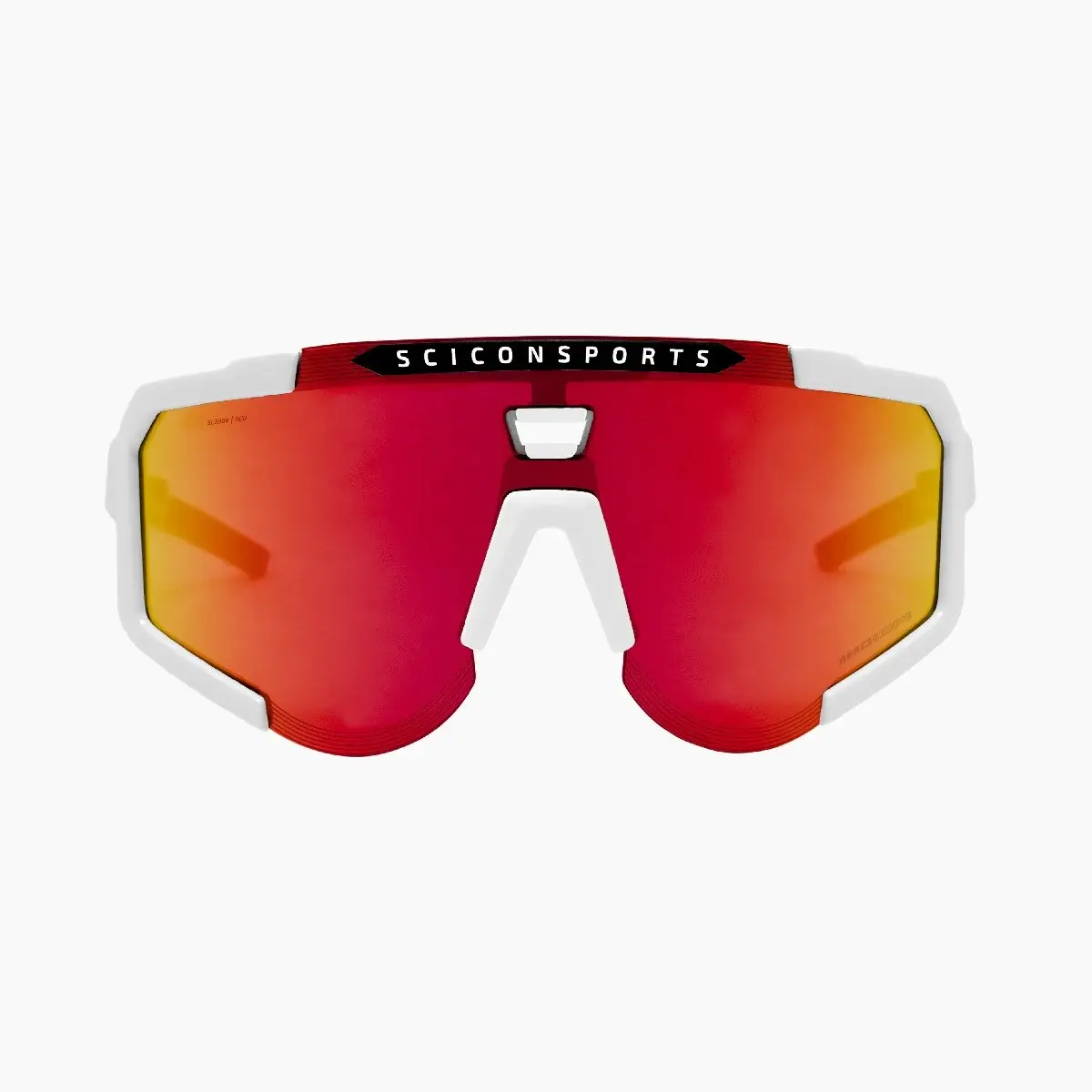 Scicon Aeroscope Sport Zonnebril Wit SCNPP Multimirror Red Lens