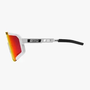 Scicon Aeroscope Sport Zonnebril Wit SCNPP Multimirror Red Lens