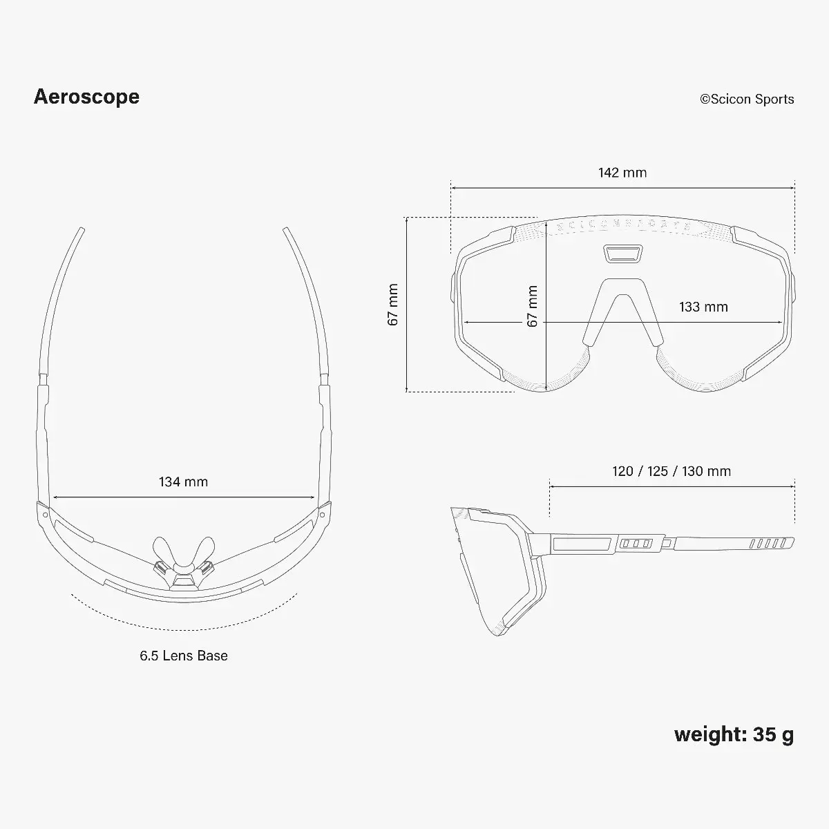 Scicon Aeroscope Sport Zonnebril Fluo Geel SCNPP Multimirror Blue Lens