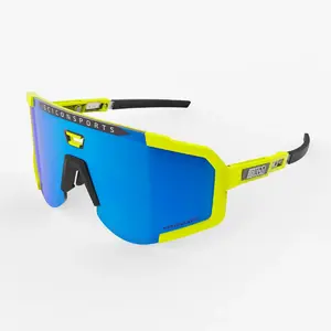 Scicon Aeroscope Sport Zonnebril Fluo Geel SCNPP Multimirror Blue Lens