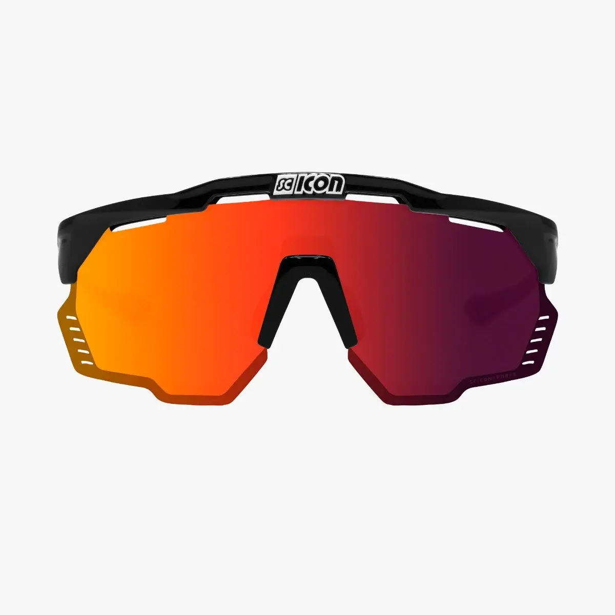 Scicon Aeroshade Kunken Sport Zonnebril Zwart SCNPP Multimirror Red Lens