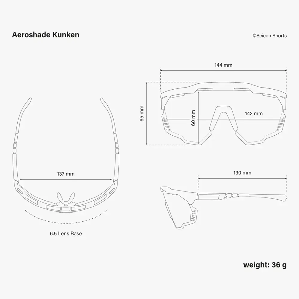 Scicon Aeroshade Kunken Sport Zonnebril Zwart SCNPP Multimirror Blue Lens