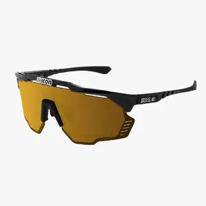 Scicon Aeroshade Kunken Sport Zonnebril Zwart SCNPP Multimirror Bronze Lens