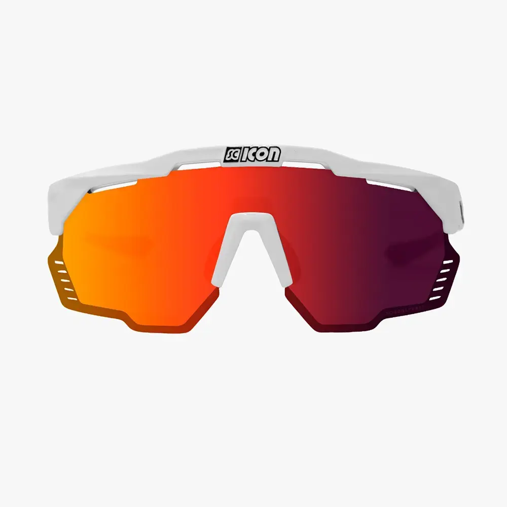 Scicon Aeroshade Kunken Sport Zonnebril Wit SCNPP Multimirror Red Lens