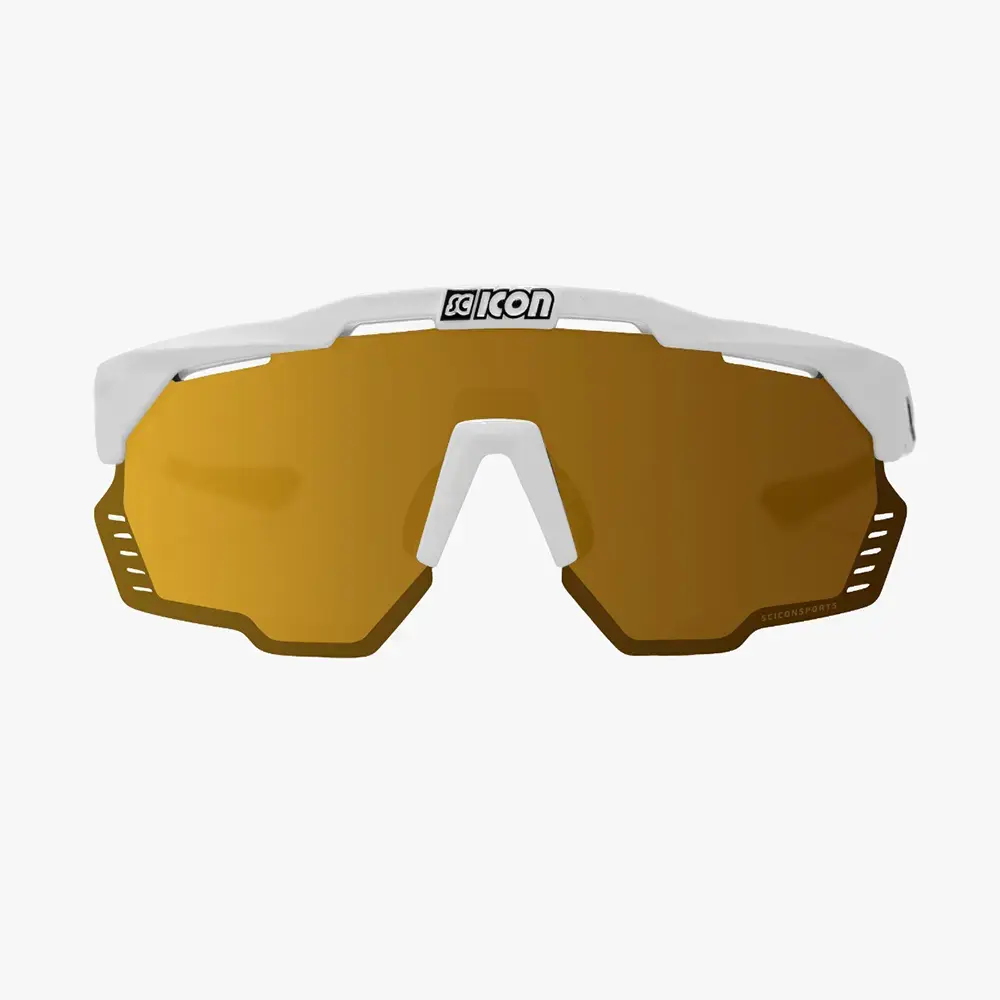 Scicon Aeroshade Kunken Sport Zonnebril Wit SCNPP Multimirror Bronze Lens