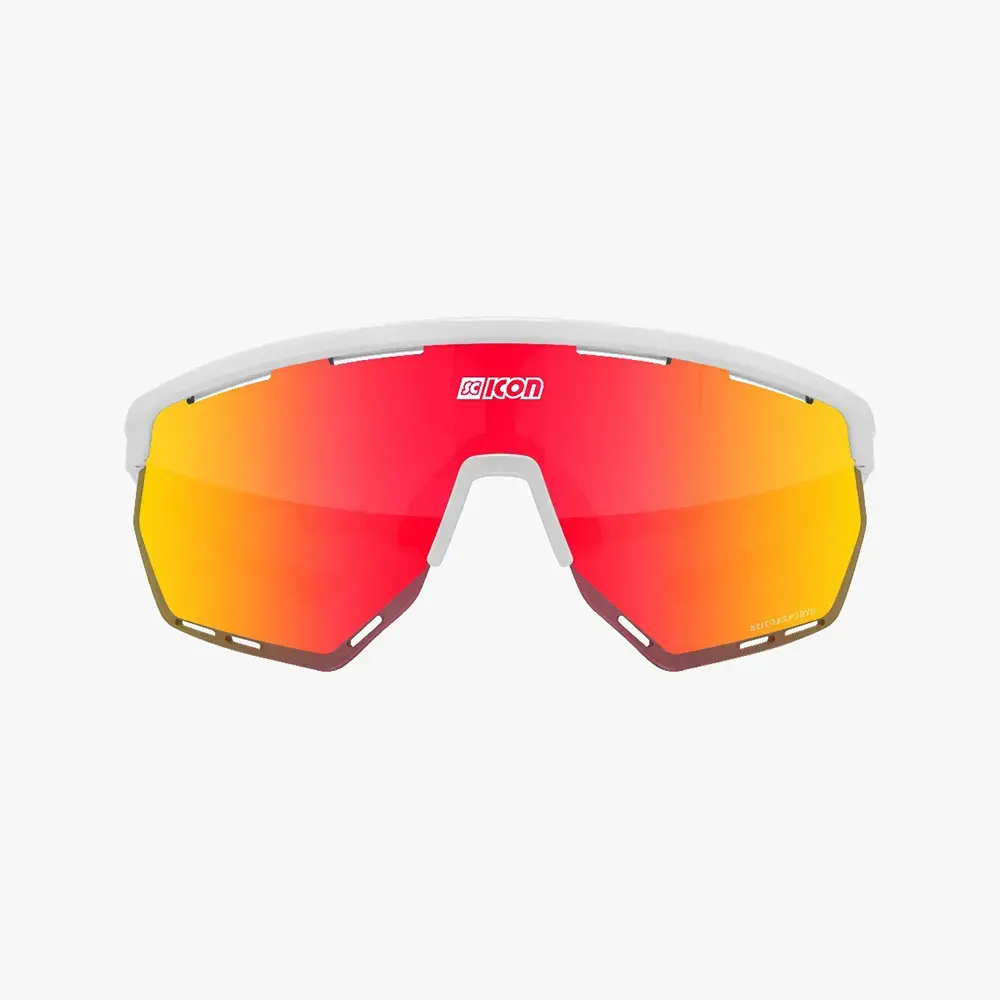 Scicon Aerowing Sport Zonnebril Wit SCNPP Multimirror Red Lens