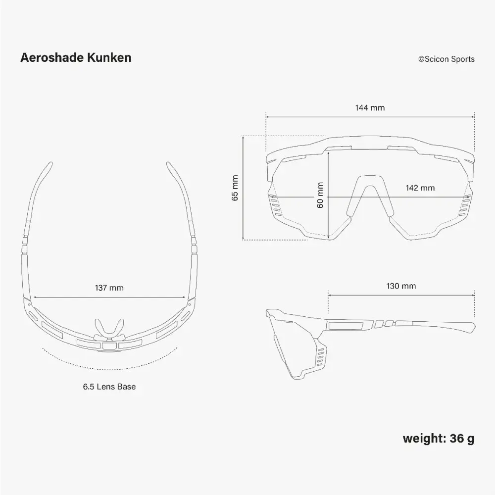 Scicon Aeroshade Kunken Sport Zonnebril Geel SCNPP Multimirror Blue Lens