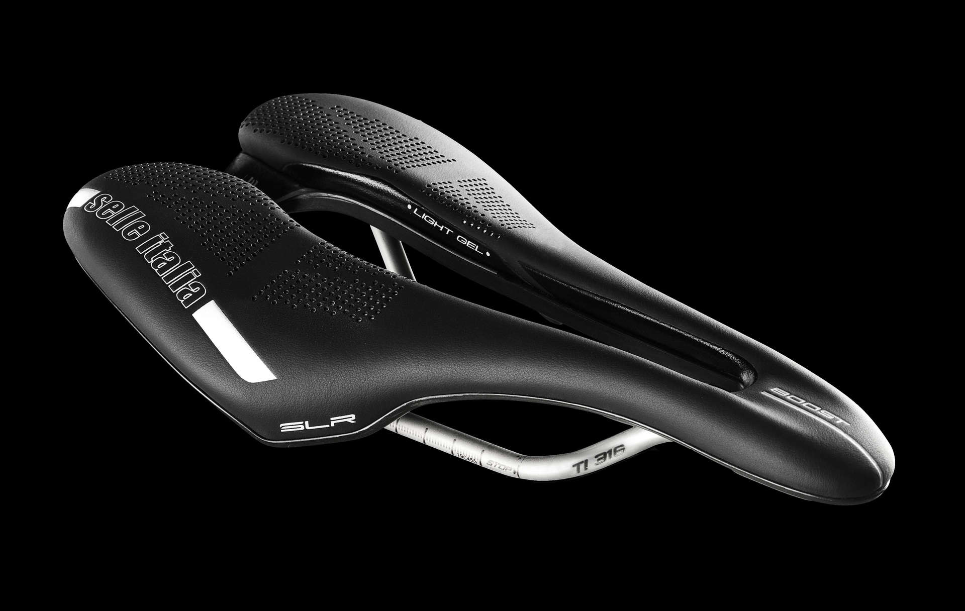 Selle Italia SLR SuperFlow Boost L Zadel Zwart Dames