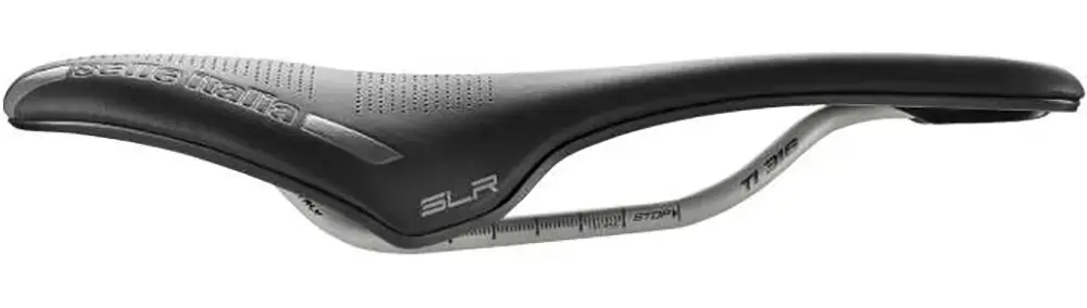 Selle Italia MAX SLR Boost Gel TI 316 Superflow Zadel Zwart