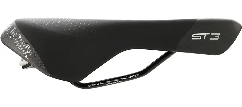 Selle Italia ST3 Superflow FEC Alloy S3 Fietszadel Zwart