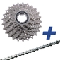 Shimano 105 Cassette CS-5700 + Fietsketting CN-5701 10-Speed