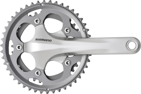 Shimano FC-CX50 Cyclocross Crankset 46x36 Zilver