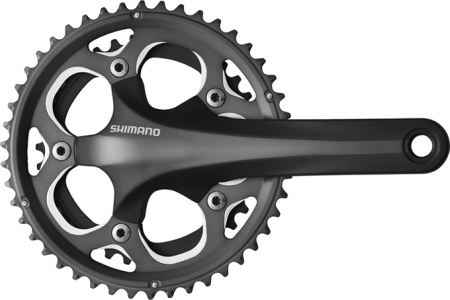 Shimano FC-CX70 Cyclocross Crankset 46x36 Glossy Grey