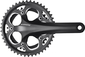 Shimano FC-CX70 Cyclocross Crankset 46x36 Glossy Grey