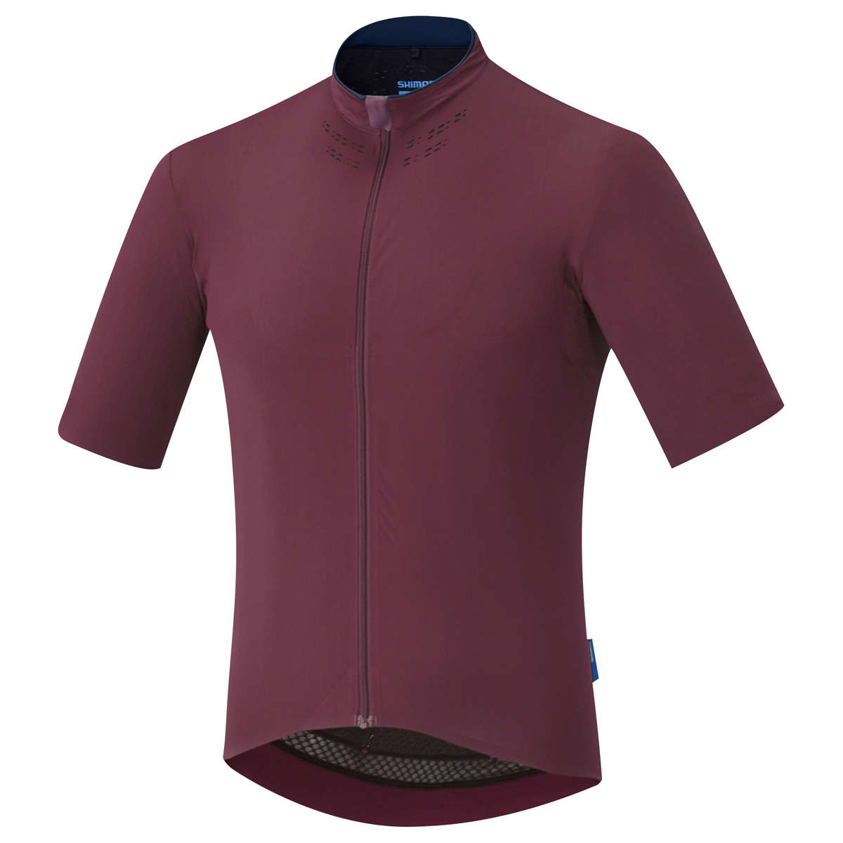 Shimano Evolve Fietsshirt Korte Mouwen Wijnrood Heren