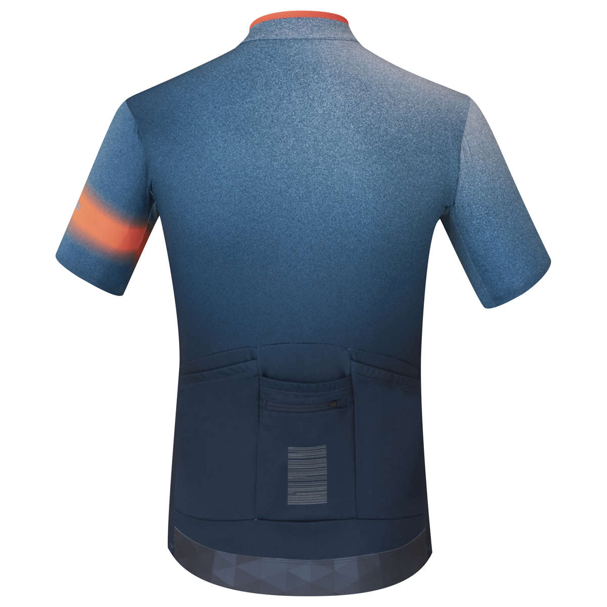 Shimano Mirror Cool Fietsshirt Korte Mouwen Blauw/Oranje Heren