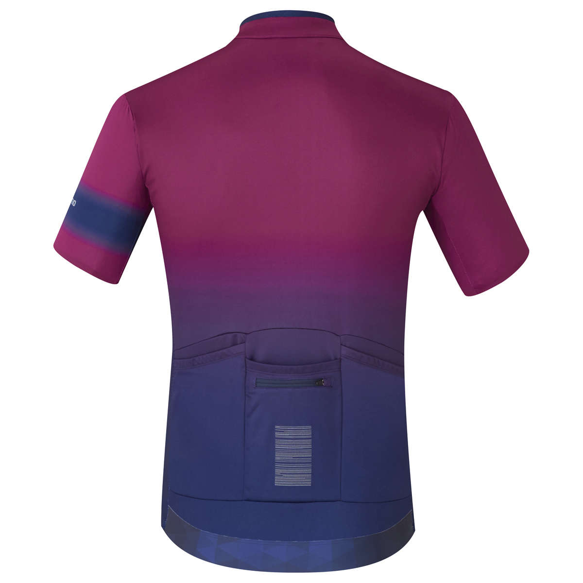 Shimano Mirror Cool Fietsshirt Korte Mouwen Paars Heren