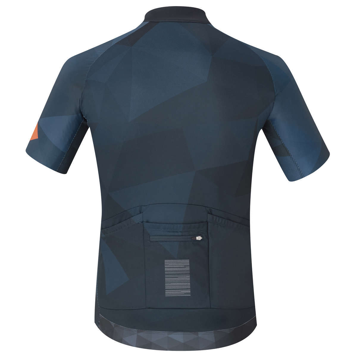 Shimano Breakaway Fietsshirt Korte Mouwen Donkerblauw/Oranje Heren