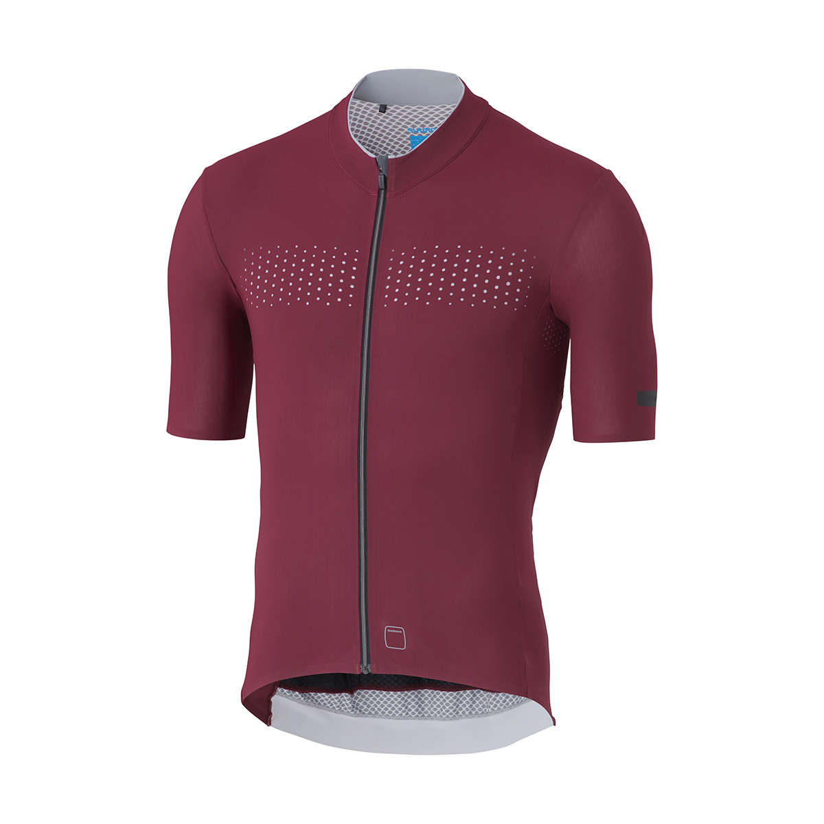 Shimano Evolve Fietsshirt Korte Mouwen Donkerrood Heren