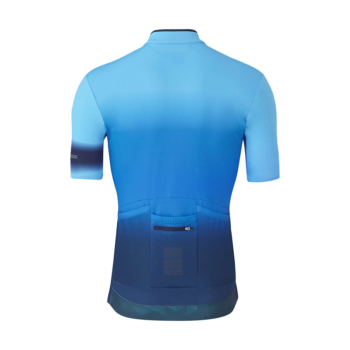 Shimano Mirror Cool Fietsshirt Korte Mouwen Blauw Heren