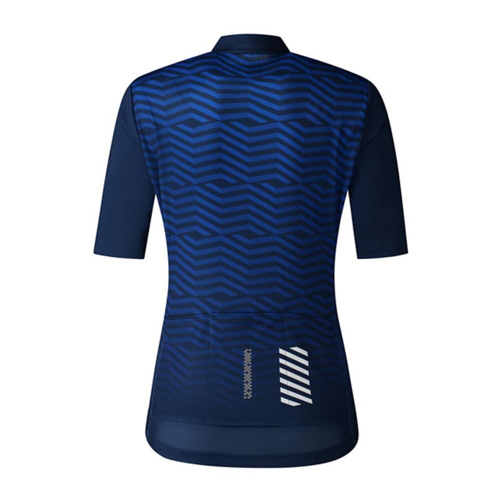 Shimano Mizuki Fietsshirt Korte Mouwen Blauw Dames