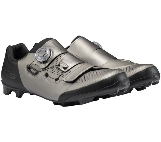 Shimano XC502 Breed Mountainbikeschoenen Zilver Heren