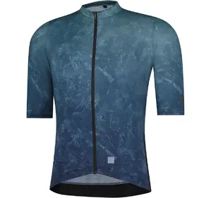 Shimano Evolve Fietsshirt Korte Mouwen Groen/Blauw Heren