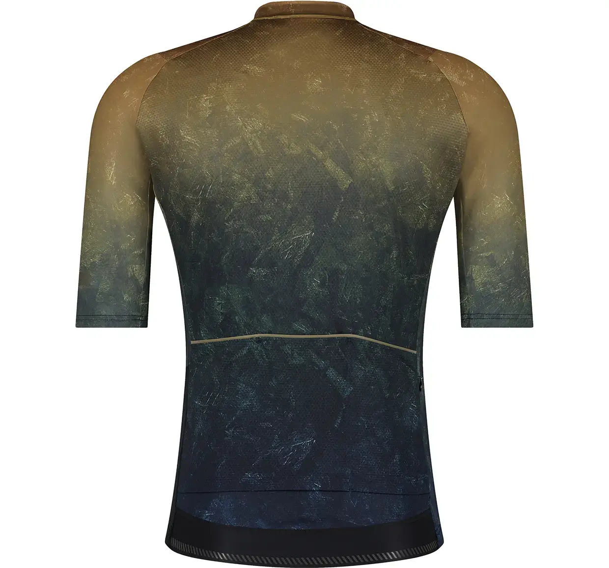 Shimano Evolve Fietsshirt Korte Mouwen Goud/Groen Heren