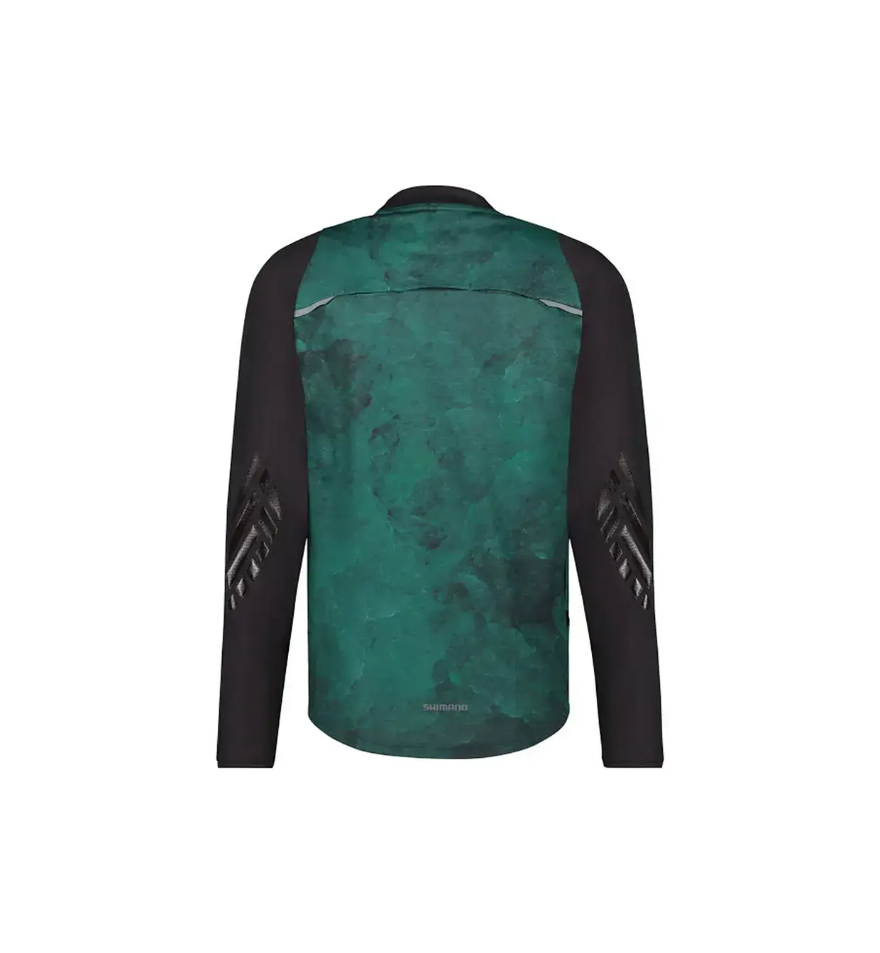 Shimano Foresta MTB Fietshirt Lange Mouwen Metallic Groen Heren