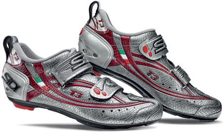 Sidi T-3 Carbon Composite Woman Snake Red Triatlon Raceschoen