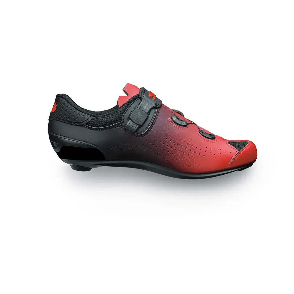 Sidi Genius 10 Wielrenschoenen Rood/Zwart Heren